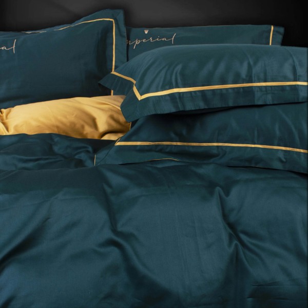 Фото - Комплект постільної білизни MirSon Сатин Imperial Satin Messina 200х220 см (2200007179091)